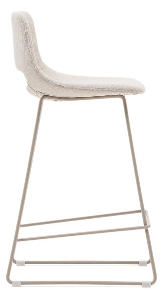 Béžová barová stolička (výška sedadla 65 cm) Zahara – Kave Home