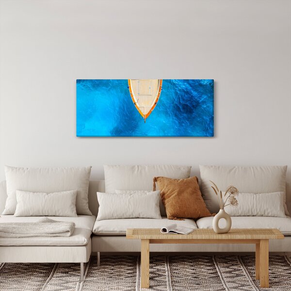 Obraz - Letná loď (120x50 cm)