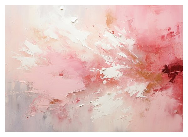 Obraz - Ružový abstrakt (70x50 cm)