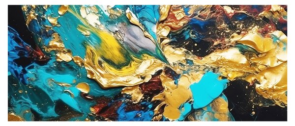 Obraz - Textúrovaná olejomaľba (120x50 cm)