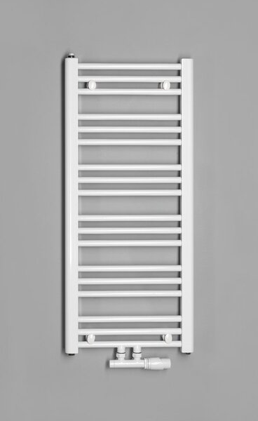 Bruckner Bruckner, ALBRECHT vykurovacie teleso 400x930 mm, stredové pripojenie, biela, 600.111.4