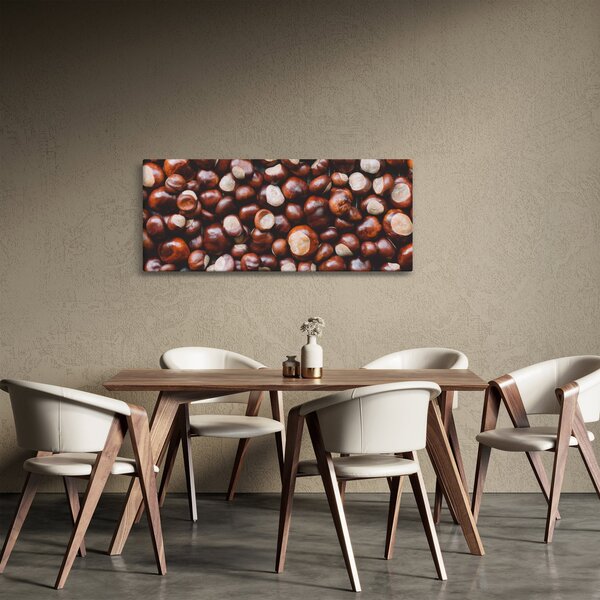 Obraz - Zrelé gaštany (120x50 cm)