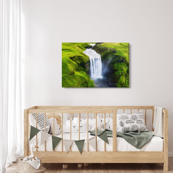 Obraz - Vodopád Skogafoss (90x60 cm)