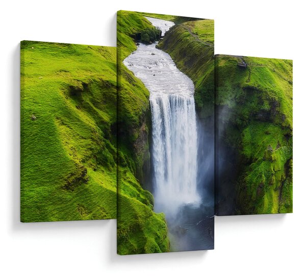 Obraz - Vodopád Skogafoss (90x60 cm)