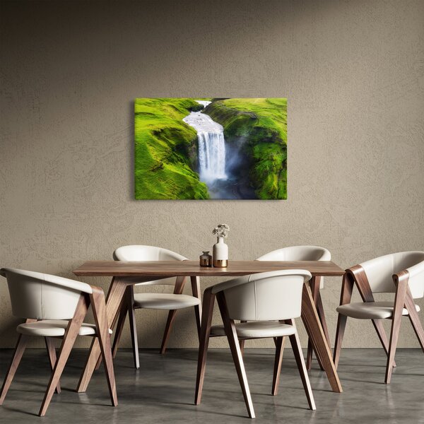 Obraz - Vodopád Skogafoss (90x60 cm)