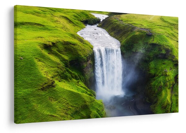 Obraz - Vodopád Skogafoss (90x60 cm)