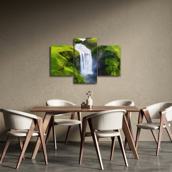 Obraz - Vodopád Skogafoss (90x60 cm)