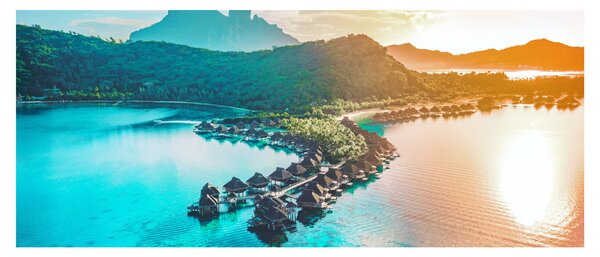 Obraz - Bora Bora (120x50 cm)