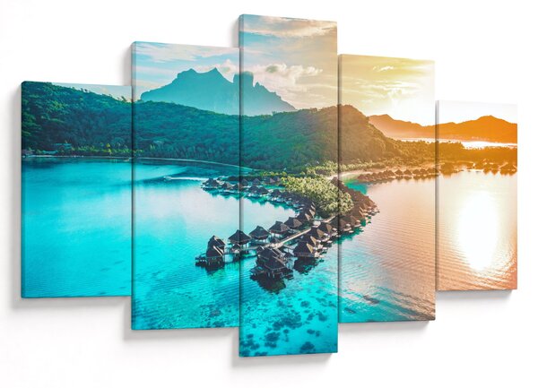Obraz - Bora Bora (150x105 cm)