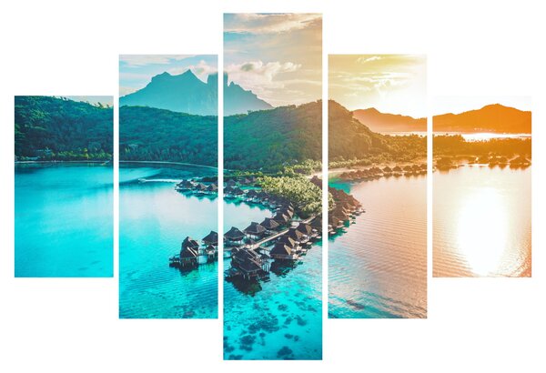 Obraz - Bora Bora (150x105 cm)