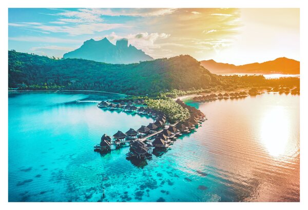Obraz - Bora Bora (90x60 cm)