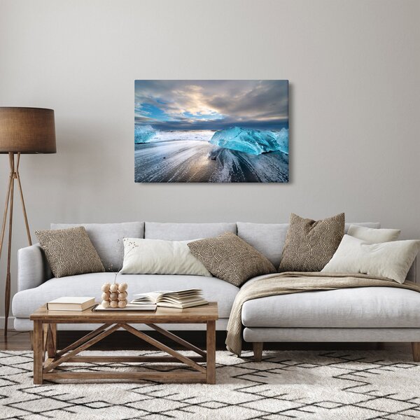Obraz - Diamantová pláž (90x60 cm)