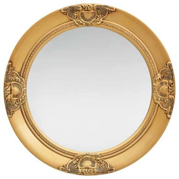 Nástenné zrkadlo v barokovom štýle 50 cm zlaté
