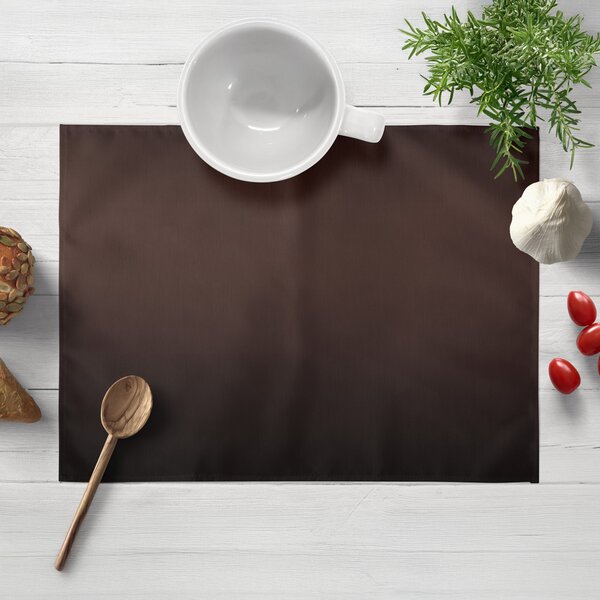 Biante Saténové prestieranie na stôl polyesterový Satén LUX-042 Čokoládovo hnedé 30x40 cm