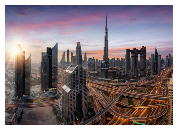 Obraz - Panorama Dubaja (70x50 cm)