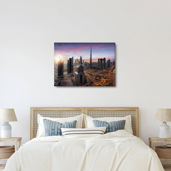Obraz - Panorama Dubaja (70x50 cm)