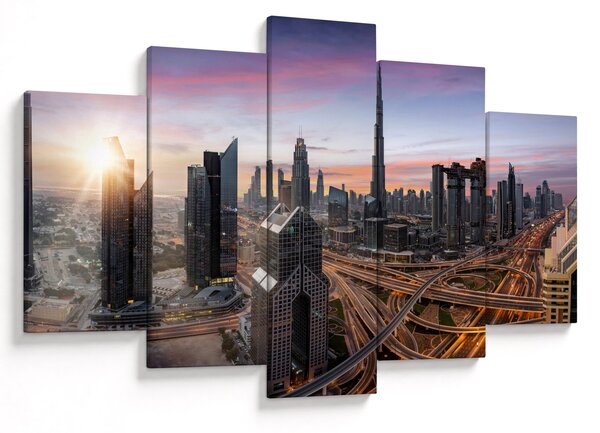 Obraz - Panorama Dubaja (150x105 cm)