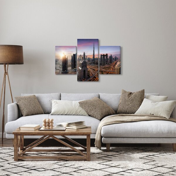 Obraz - Panorama Dubaja (90x60 cm)