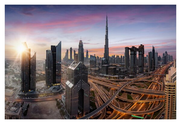 Obraz - Panorama Dubaja (90x60 cm)