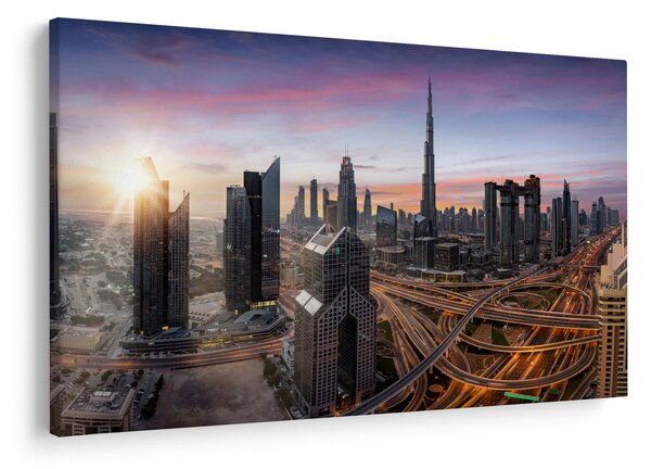Obraz - Panorama Dubaja (90x60 cm)