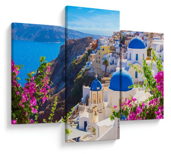 Obraz - Santorini, Grécko (90x60 cm)
