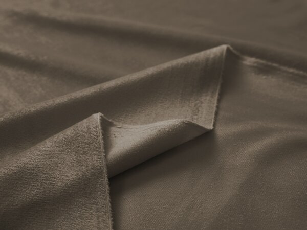 Dekoračná látka Zamat Velvet SV-031 Hnedá khaki - šírka 150 cm