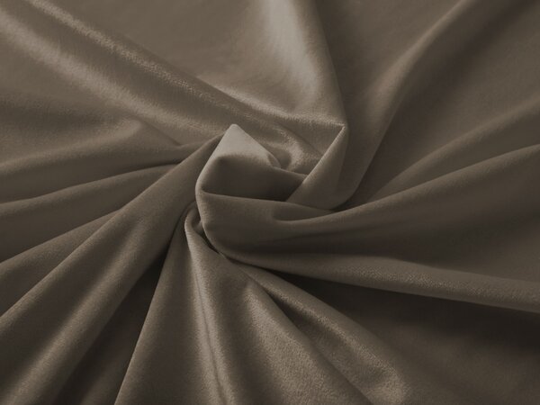 Dekoračná látka Zamat Velvet SV-031 Hnedá khaki - šírka 150 cm
