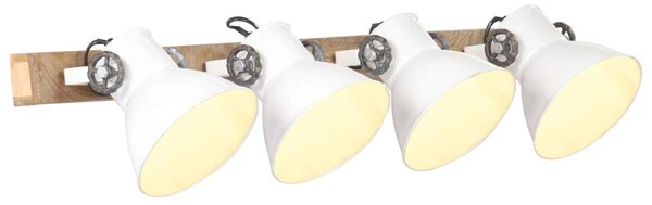 Industriálna nástenná lampa biela 90x25 cm E27