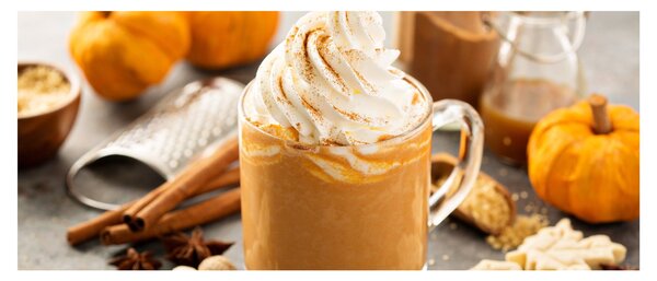 Obraz - Tekvicové latte (120x50 cm)