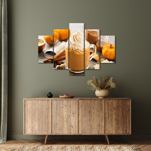 Obraz - Tekvicové latte (150x105 cm)