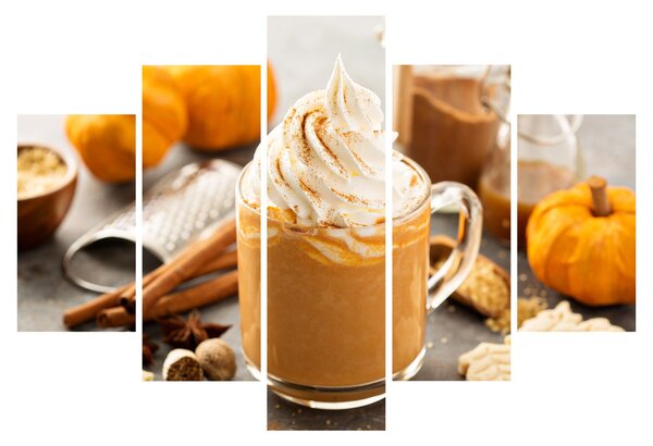 Obraz - Tekvicové latte (150x105 cm)