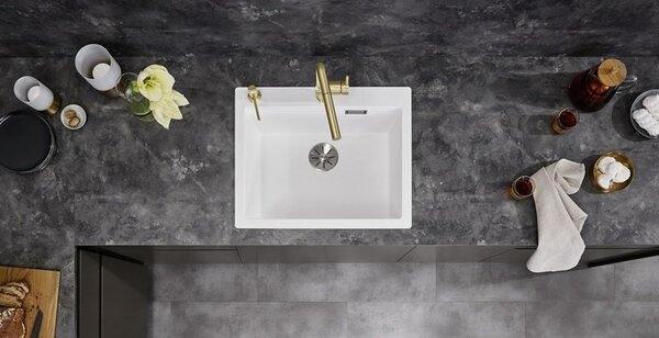 Blanco Pleon 6, silgranitový drez 615x510x220 mm, 1-komorový, čierna, BLA-525953