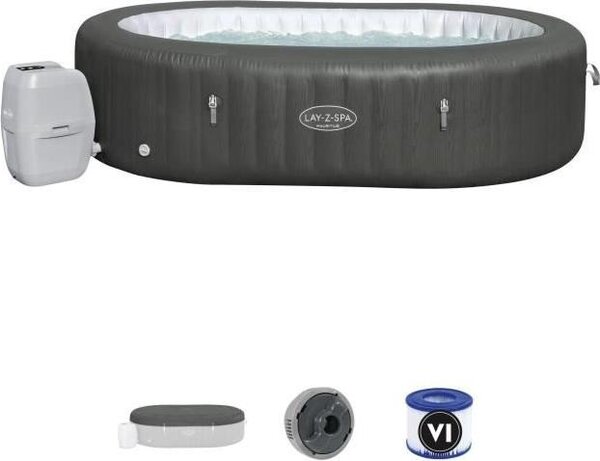 Nafukovací bazén BESTWAY Lay-Z-Spa Mauritius, s Wi-Fi, 180 trysiek, 270 x 180 x 71 cm, pre 5-7 osôb