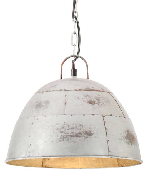 Industriálna vintage závesná lampa 25 W, strieborná 31 cm E27