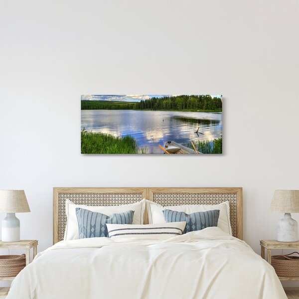 Obraz - Malebná dedina (120x50 cm)