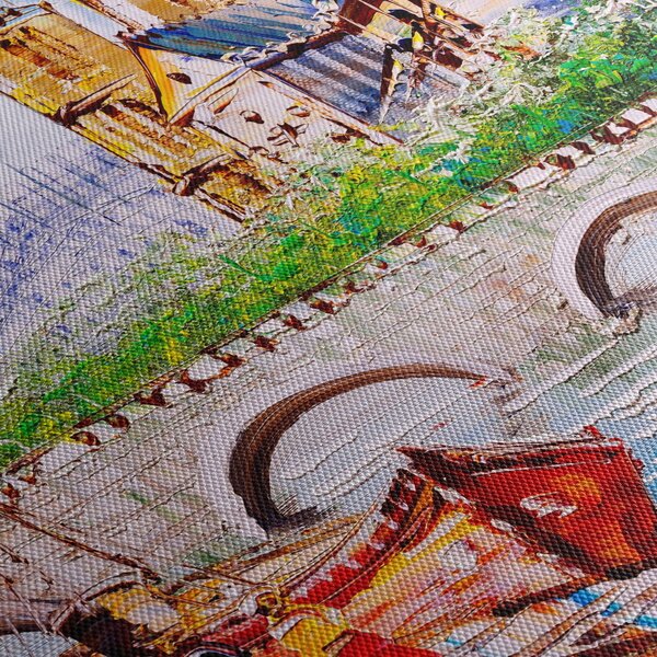 Obraz - Olejomaľba mesta (90x60 cm)