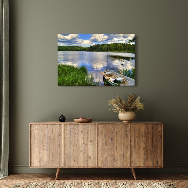 Obraz - Malebná dedina (90x60 cm)