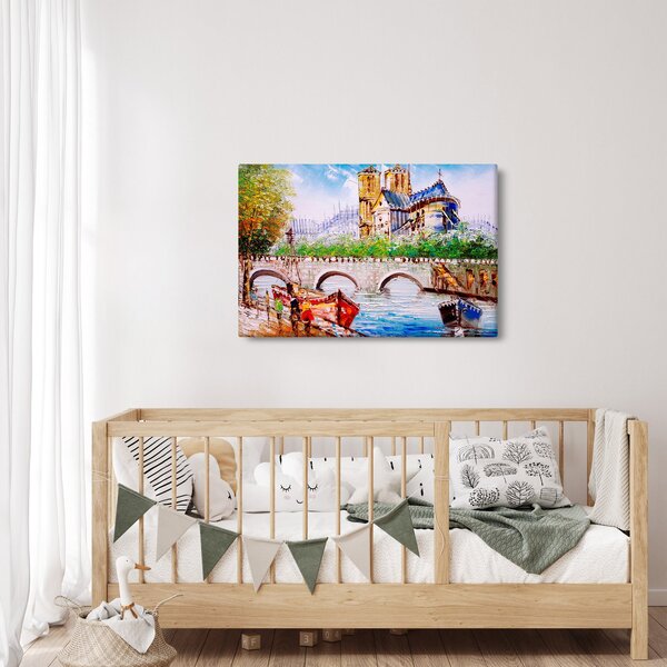 Obraz - Olejomaľba mesta (90x60 cm)