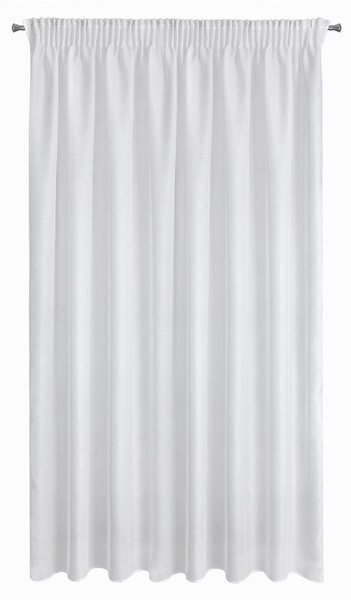 ZÁCLONA NA PÁSKE REBECCA 400X220 CM BIELA