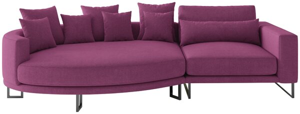 VEĽKÁ POHOVKA, textil, magenta Livetastic - Sedačky, Online Only