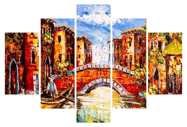 Obraz - Olejomaľba mesta III. (150x105 cm)