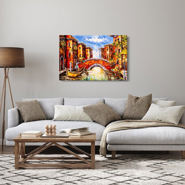 Obraz - Olejomaľba mesta III. (90x60 cm)
