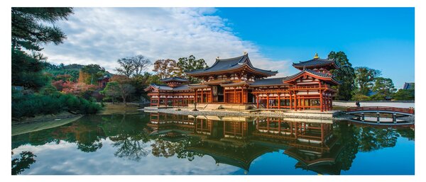 Obraz - Chrám Byodo-in, Japonsko (120x50 cm)