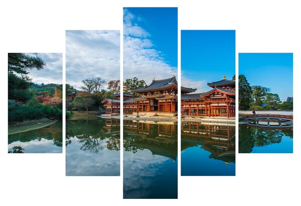 Obraz - Chrám Byodo-in, Japonsko (150x105 cm)