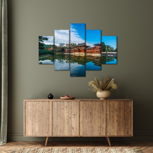 Obraz - Chrám Byodo-in, Japonsko (150x105 cm)