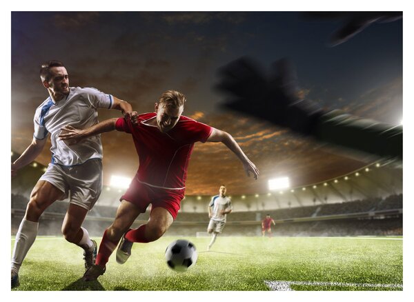 Obraz - Futbalisti v akcii (70x50 cm)