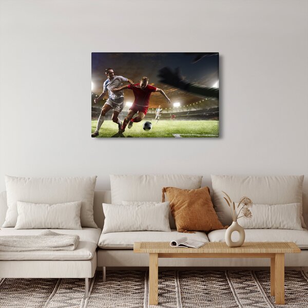 Obraz - Futbalisti v akcii (90x60 cm)