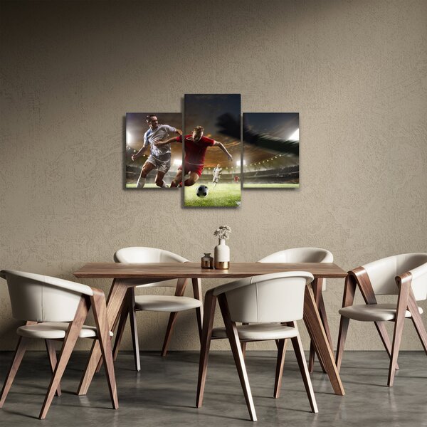 Obraz - Futbalisti v akcii (90x60 cm)
