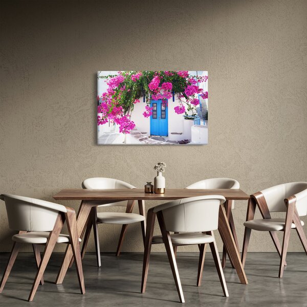 Obraz - Tradičný grécky dom (90x60 cm)