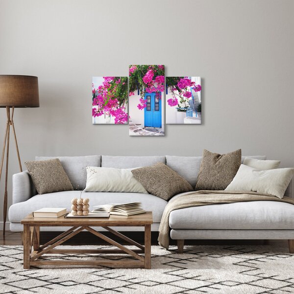 Obraz - Tradičný grécky dom (90x60 cm)